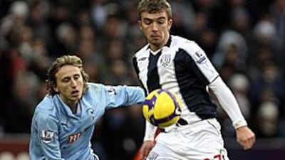 James Morrison, right, has been one of West Brom's better players so far this season.