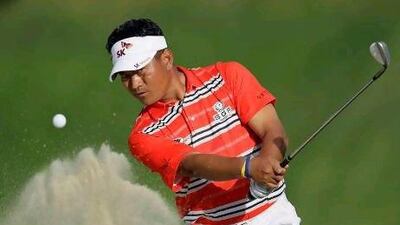 KJ Choi, who became the first South Korean golfer to join the PGA Tour, has earned Dh99 million during his career so far. Eric Risberg / AP Photo