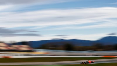 Red Bull driver Max Verstappen during the Formula One winter testing session at the Circuit de Barcelona-Catalunya, on Thursday, February 27. AP