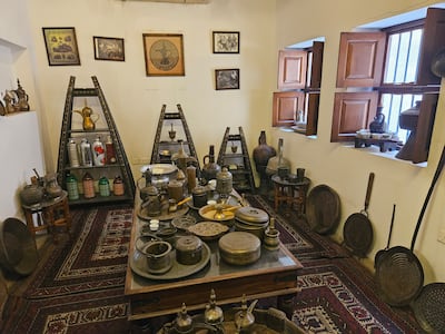 Dubai Coffee Museum is in an old heritage house. Katy Gillett for The National