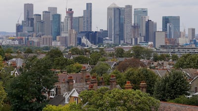 The Canary Wharf financial district in London. Reuters