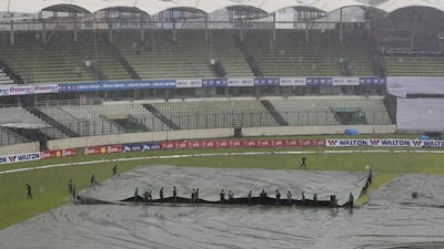 Bangladesh has seen Test matches thwarted by rain in recent times. AM Ahad / AP Photo