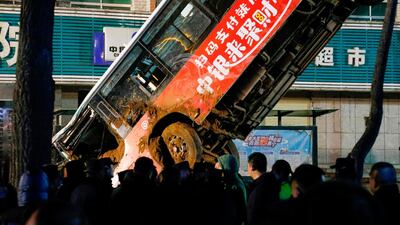 Six people were killed in the incident. Another four are missing. AFP