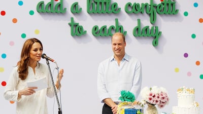 Prince William, Duke of Cambridge and Catherine, Duchess of Cambridge visit SOS Children's village during their royal tour of Pakistan on October 17, 2019 in Lahore, Pakistan. Getty Images