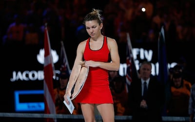 Simona Halep fought her way into the Australian Open final, which she came close to winning. Scott Barbour / Getty Images