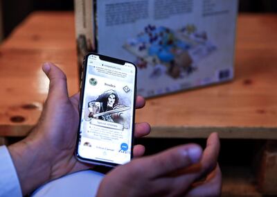 The game comes with an online history of the characters and empires to shed light on a period of history often not taught in schools. Victor Besa / The National