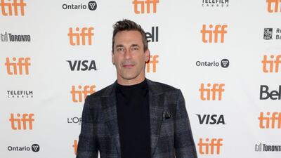 Jon Hamm attends 'The Report' premiere during the 2019 Toronto International Film Festival on September 8, 2019. AFP