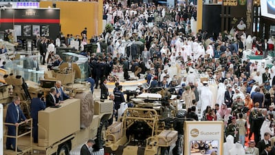 A total of 1,235 companies including Boeing, Lockheed Martin, Northrop Grumman, Raytheon and Russia’s Rostec are taking part in this year’s Idex. EPA