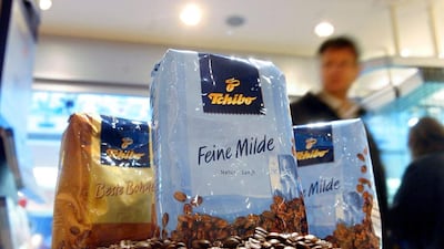 The brand currently owns and operates eight Tchibo shops around the UAE, but none of its coffee shop formats which have proved popular in Germany, Switzerland, Austria and eastern Europe. Kay Nietfeld / EPA