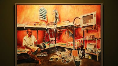 Windows by Mohammed Kazem (2019). Pawan Singh / The National