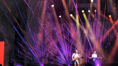 Swing Revue performed a stellar set. Pawan Singh / The National