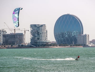 Joanna Della-Ragione says Abu Dhabi is a 'wonderful place to bring up a baby'. Victor Besa / The National