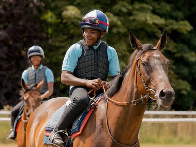 O'Shane has benefited greatly from the Riding a Dream Academy. Picture credit: Alice Gough