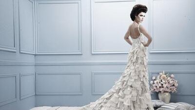 "Majestic, fresh, light and classy is the new formula," says the Dubai-based designer Rami Al Ali. "Brides are becoming more realistic. They want to look more simple and classic? like royalty." Courtesy Rami Al Ali