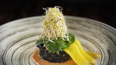 Japanese hijiki seaweed salad from the Sumosan menu at Billionaire Mansion. Courtesy Billionaire Mansion