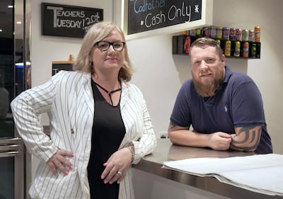 Declan and Heidi Sheridan have found a recipe for success with their eaterie in Ras Al Khaimah. Victor Besa/The National Section: