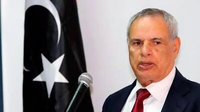 The Libyan defence minister Mohammed Al Barghathi when he was appointed in November, 2012.