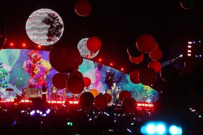 Music of the Spheres is hailed as the biggest band tour of all time. Pawan Singh / The National