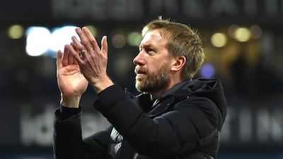 Graham Potter was appointed Brighton manager in May, 2019. AP