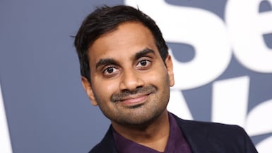 Aziz Ansari made his directorial debut with Good Fortune in 2025. AFP