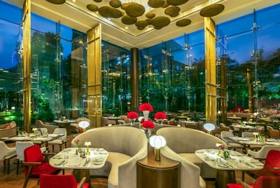 The Qube serves breakfast daily as well as evening meals. Photo: Leela Palace