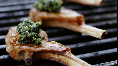 Lamb cutlets with pesto, part of the Taste New Zealand competition. Courtesy Taste New Zealand