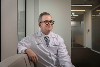 Dr Stephen Grobmyer, head of Cleveland Clinic Abu Dhabi's Cancer Institute.
Antonie Robertson /The National