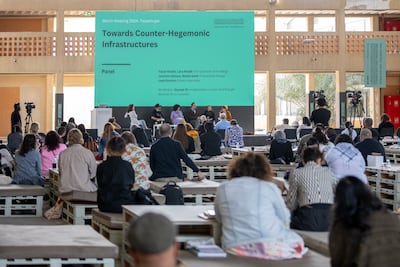 The March Meeting will return with discussions and commissioned performances expanding on the biennial’s themes. Photo: Sharjah Art Foundation