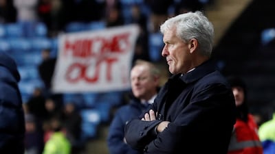 Losing to Coventry City proved to be the last act of Mark Hughes's reign as Stoke City manager. Carl Recine / Action Images via Reuters