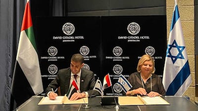 The UAE and Israel concluded talks on a Comprehensive Economic Partnership Agreement that is expected to boost non-oil trade and investment between the two countries. Photo: @ThaniAlZeyoudi / Twitter