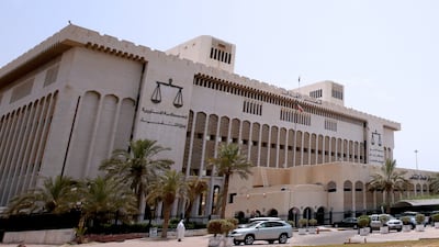 The Palace of Justice in Kuwait City. The Kuwaiti Criminal Court said in its ruling that national security is a right belonging to society as a whole. AFP