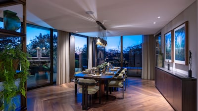 The dining room