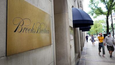 The retailer Brooks Brothers which has more than 500 stores worldwide has filed for bankruptcy protection. Getty Images