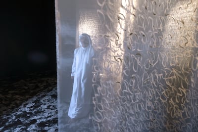Revelation at 421 Arts Campus explores seclusion, contemplation and the search for meaning through an immersive installation. Victor Besa / The National