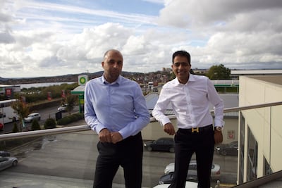 Mohsin and Zuber Issa. The brothers committed to invest £1bn over the next three years to strengthen Asda's supply chain and pledged to keep prices low. Courtesy Euro Garages