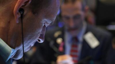 Traders at the New York Stock Exchange in New York City. Market movements are dominated by the trade war and geopolitics. Reuters