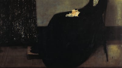 Portrait of the Painter's Mother by James Abbott McNeill Whistler, displayed at Louvre Abu Dhabi from 2017 to 2019, was featured in Bean in 1997. Getty Images