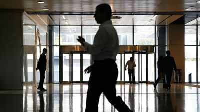 In terms of work-life balance, 48 per cent of UAE respondents said they were satisfied. Sarah Dea / The National