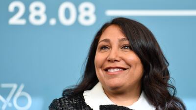 Saudi director Haifaa Al-Mansour attends the photocall for her film 'The Perfect Candidate' in Venice over the weekend. AFP