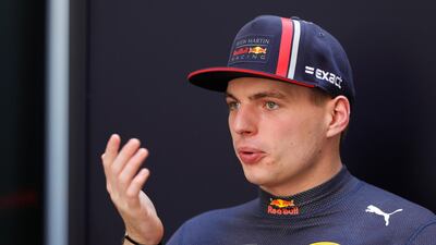 Abu Dhabi, United Arab Emirates, November 29, 2019. Formula 1 Etihad Airways Abu Dhabi Grand Prix. --Max Verstappen of Aston Martin Red Bull Racing interview with The National. Victor Besa / The National Section: SP Reporter: Simon Wilgress-Pipe