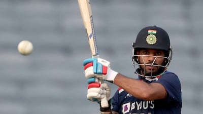 India's Shikhar Dhawan hit 98 against England in Pune. AP