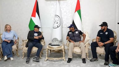 The UAE field hospital in the Gaza Strip received a delegation from the United Nations Office for the Coordination of Humanitarian Affairs and the Office of the United Nations resident coordinator in the Occupied Palestinian Territory to review medical and humanitarian services provided by the hospital. Wam