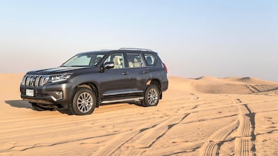 The Toyota Land Cruiser Prado is now equipped with crawl assist, which aids its improved off-road prowess. Antonie Robertson / The National