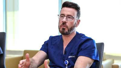 Dr Simon Myers, a plastic surgery professor and acting chairman of the hospital's burns division