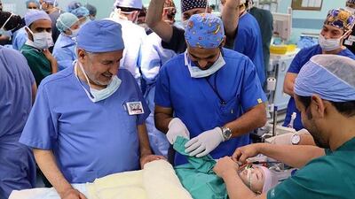 A team of surgeons in Saudi Arabia have successfully separated conjoined twins in a 14 hour operation. All photos Courtesy: SPA