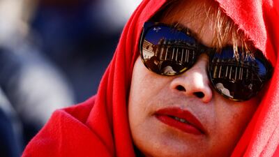 The Pope said: 'Let us see the faces of all those children who, everywhere in the world, long for peace.' Reuters