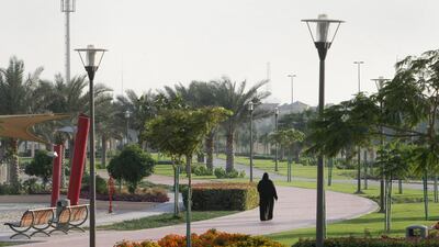 The lack of parks and shaded outdoor play areas is causing children to develop health problems, says a mother. Jaime Puebla / The National