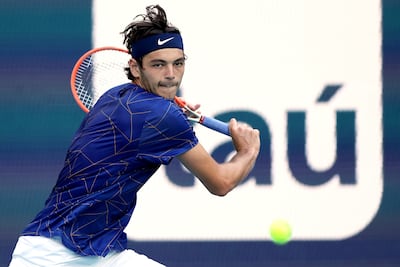 Taylor Fritz kept alive his sunshine double bid by beating Mikhail Kukushkin. AFP