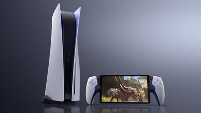 Sony's new hand-held device, called Project Q. Photo: Sony Interactive Entertainment