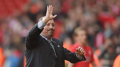 Rafa Benitez's Newcastle United earned a vital point against his former team Liverpool on Saturday. Peter Powell / EPA